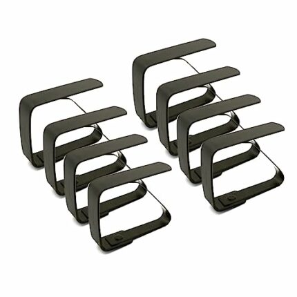 8 Pieces Tablecloth Clips Set, Picnic Tablecloth Clips, Tablecloth Clips Stainless Steel, Thick Table Table Clips For Garden Table, Dining Room,