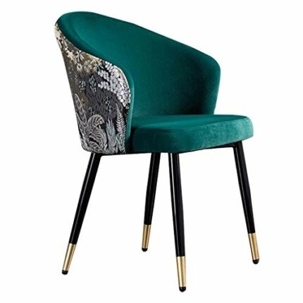 dining chair Kitchen Dining Room Furniture Chairs Velvet Dining Chairs With Armrests And Backrest With Metal Chair Legs For Office Lounge Dining
