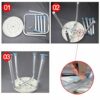 Bath Stools,Shower Stool Adjustable Height Old Bath Chair Pregnant Women Non-Slip Aluminum Alloy Anti-Skid Bath Stool with Swivel Swivel Chair