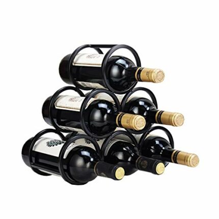 EYLINK Wine Racks,Iron Multi-Bottle Wine Cabinet Display Rack Household Bold Iron Wire