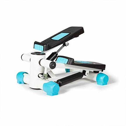 TWDYC Mini Stepper Air Climber Step Fitness Exercise Machine with Resistance Band and LCD Display
