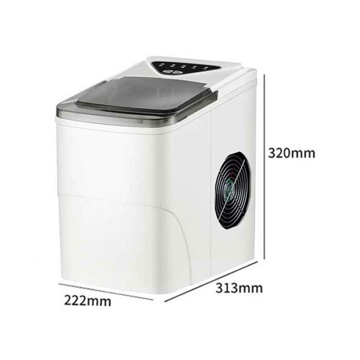 QFMYJ Household Portable Quick Ice Cube Maker Commercial Automatic Ice Maker Machine Electric Bullet Round Ice Making Machine