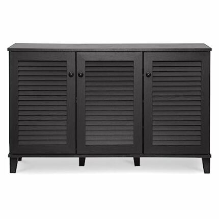 TJLSS Home Foyer Corridor Shoe Cabinet Finished Wooden Door Shoe Cabinet Entryway Shoe Storage Cabinet