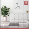 ASTRA Washable Cotton Doormat - Absorbent Entra Doormat - Non-Slip Mat - (60 x 75 cm - Anthracite)