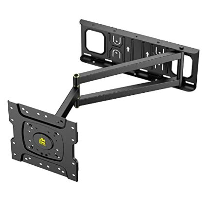 TV Wall Bracket Mount Swivel FORGING MOUNT Adjustable 650mm Long Reach Full Motion TV Mount Extendable Tilt Corner TV Bracket for 13-43 inch Flat