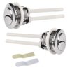 Toilet Flush Button, 2 Pack Toilet Flush Button Replacement, 38mm Dual Flush Toilet Push Button, Push Button Toilet Flush for Bathroom Toilet Rep