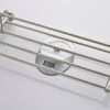 Towel Rack Stainless Steel Bathroom,Multifunction Towel Rail Drying Rack With Multi Towel Bar,Foldable Double Wall-Mounted Towel Shelf Holder(61C