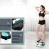 TWDYC Mini Stepper Air Climber Step Fitness Exercise Machine with Resistance Band and LCD Display