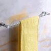 Bathroom Towel Bar Single Pole Bathroom Kitchen Wall Mounted Towel Rack Copper Chrome Size (490 * 71Mm) Metal Brass (Silver) Tower Hanger