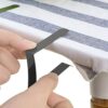 Weikeya Tablecloth Clips 4 Pack Stainless Steel Table Cover Clamps Anti Slip Table Cloth Holders 5×4cm