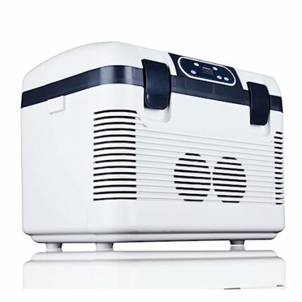 Mini Refrigerator, Digital Screen 19L Portable Refrigerator, Smart Temperature Control, Smart Touch Screen Control Button, Low Energy Consumption