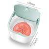 XYZMDJ Mini Washing Machine Automatic Household 3.8L Portable Ultrasonic Turbo Washing Machine Wash Underwear (Color : Pink)