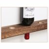 Wine racks Home/Bar Retro 6 or 8 Bottle Wall Mounted Wine Bottle Display Holder, Wooden Hanging Wine Shelf Organizer, for Bar Kitchen Cabinet Org