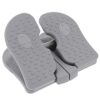 Amosfun Mini Stepper Under Desk Pedal Exerciser Sitting Stepper Folding Foot Peddle Physical Therapy Relieves Varicose Veins (Grey)