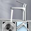 Bifordo Bathroom Tap,Easy to Install Brushed Nickel Bathroom Sink Faucet with Supply Lines & Deck Plate for 1 or 3 Hole…