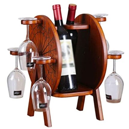 NEOCHY Solid Wine Rack, Creative Wine Rack Solid Household Wine Bottle Rack, Environmentally Friendly and Tasteless