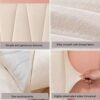 SUCHETA Headboard Covers Slipcover,Velvet Thicken Bed Headboard Cover for Full Queen Cal King Size, Dustproof Protector Cover (Color : K, Size :