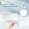 B Beauty Planet 30X Magnifying Mirror, Magnifying Mirror with Stand and Tweezers, Handheld Mirror with 30X/1X Magnification, Compact Mirror for T