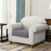 CHUN YI Stretch Sofa Seat Cushion Cover, Fitted Sofa Couch Cushion Covers Furniture Protector, Replacement for Individual Cushion Checks Jacquard