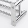60 cm Long Towel Rack Stainless Steel SUS 304 Towel Rail Bathroom Storage Shelf with Multi Towel Bar Wall Mounted Towel Holder Brushed Rails with