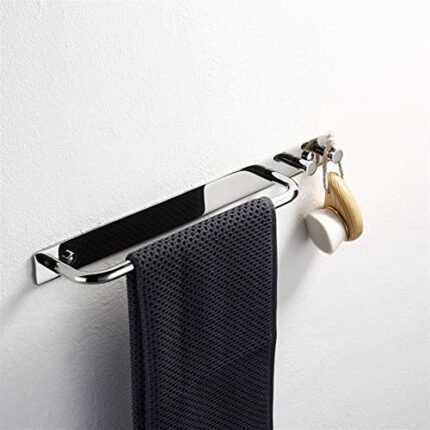 HIGOH Towel Racks, Towel Rail for Bathroom,Towel Rail,Single Rod Kitchen Rag Holder,Bathroom Toilet Bathroom Hand Towel Holder