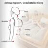 UE-MAOLU Plush Foldable Futon Mat - Full Size Non-Slip Tatami Mattress Topper For Adults & Children - Thicken Floor Mattress With Quilting, Singl