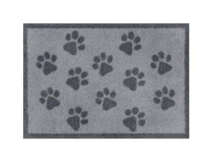 Turtle Mat, Small 40x60cm Paws Grey Highly absorbent Indoor barrier mat with Multi-Grip backing