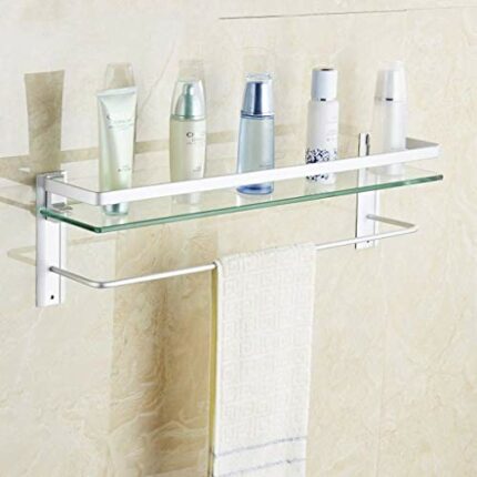 KNOXC Towel Racks,Bathroom Shelf Glass Shelf for Bath,Kitchen Shelf,Towel Rack