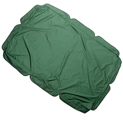 YARNOW Swing Top Cover & Swing Seat Cover - Replacement Canopy for Swing Seat Chair Hammock Cover Top Garden Outdoor/Three-seat 195x125cm (Dark G