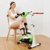 Electric Rehabilitation Exercise Bike, Motorized Leg and Arm Pedal Exerciser With LCD Monitor, Elderly Home Stroke Hemiplegia Rehabilitation Trai