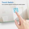 Acezanble LED Bathroom Mirrors,Demister Pad,Touch Sensor Switch,Wall Mounted,IP44,Vertical or Horizontal (Touch+LED+Demister, 800X600)