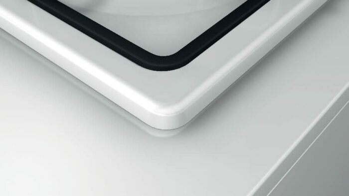 Neff N30 T26BR46W0 Gas hob with Sword Dials and Cast Iron Pan Supports, 60 cm, White, Built in