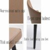 dining chair Kitchen Dining Room Furniture Chairs Dining Chairs Set Of 4,Kitchen Leather Chairs Iron Skeleton Adjustable Feet with Backrest Padde