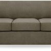 Carvapet High Stretch Fit Sofa Cover 2 Seater with 2 Seat Cushion Covers, Thick & Washable Plush Jacquard Sofa Slipcover for Living Room Furnitur