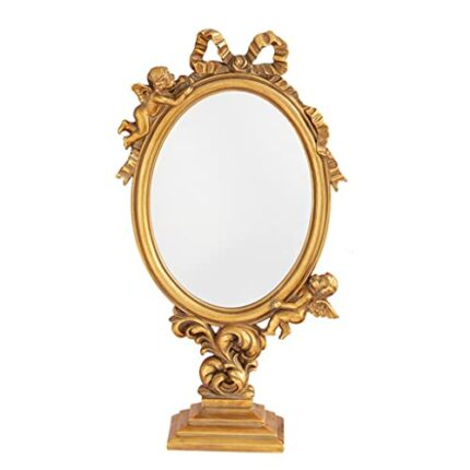 SDFGH European Retro Desktop Makeup Decorative Table Ornaments Bathroom Vanity Framed