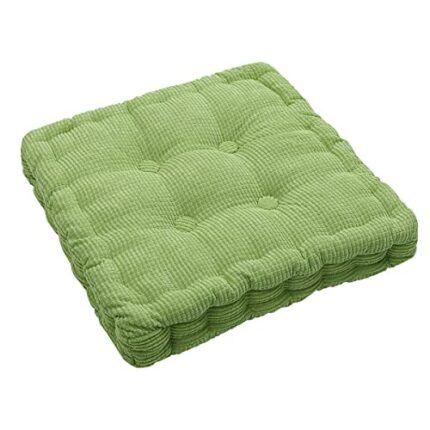 ASDF Garden Furniture Pad, Outdoor/indoor Water Thicken 2 Seater Bench And Patio Furniture Pad Cushion 60x60cm green