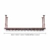 Ceiling Wine Rack Simple Style Multi-Function Living Room Creative Display Home Goblet Wine Rack -Restaurant Kitchen Bar Decoration Frame Adjusta