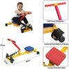 EKJNFDK Home rowing machine for children Max user weight 80 kg, Rowing Machines, for Cardio and Body Building Exercise,Children's indoor entertai