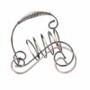DLOETT Creative Spring Handle Wine Rack Portable Wine Display Shelf Holder Durable Wine Storage Rack Organizer Bar Decorations