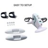 Electric Exercise Bike, Portable Fitness Exercise Bike,Knee & Leg Exercise Peddling Machine Adjustable Fitness Rehab Equipment for Seniors