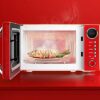 AIQMML Oven Retro Style Countertop Microwave Oven -Memory Turntable,Countertop Microwave Oven with Sound On/Off Kitchen Appliances (Color : Red)