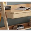 ZCMEB Furniture Sets Solid Wood Tables And Chairs Sets Study Tables And Bookshelves Furniture Sets Student Study Table Sets (Color : Argento, Siz