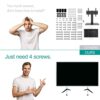 TV Stand Base for Hisense TV Legs, Base Stand for Hisense 32" 40" 43" Smart TV, for 32H4030F 32H4030F1 40H4030F 43H4030F, Replacement for Hisense