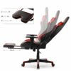 IntimaTe WM Heart Gaming Chair Ergonomic Office Chair, Recliner Computer Desk Chair with Footrest, Lumbar Support and Headrest, High Back Racing