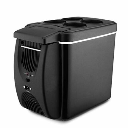 KJHD Mini Dual-use Fridge Quiet Car Use Refrigerator Low Noise Freezer Cooling & Heating Box