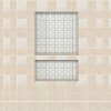 Uni-Green Niche Double Recessed Shower Shelf – Black 24"X16" Two Inner Shelves with Divider Easy Install