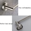 Bathroom Bathroom Towel Hanging Suspension Brushed Towel Rack Single Rod Kitchen Balcony Towel Bar Towel Bracket Tower Hanger/70Cm