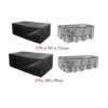 ZXFYHD Garden Furniture Cover Patio,Furniture Covers 10 Sizes Outdoor Garden Furniture Rain Cover Waterproof Oxford Wicker Sofa Protection Set Ga