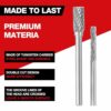 20 PCS Carbide Milling Cutter Set The Grinder Bits Rotary Tool Bits 1/8 Inch Shank Double Cut Compatible with Dremel Wood Carving Accessories