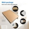 Acezanble LED Bathroom Mirrors,Demister Pad,Touch Sensor Switch,Wall Mounted,IP44,Vertical or Horizontal (Touch+LED+Demister, 800X600)